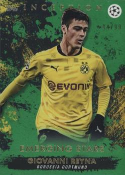 2020-21 Topps Inception UEFA Champions League - Green #NNO Giovanni Reyna Front