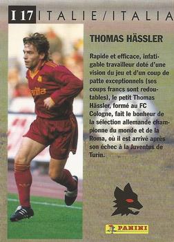 1994-95 Panini UNFP - Italie #I17 Thomas Hassler Back