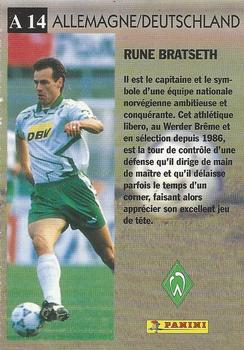 1994-95 Panini UNFP - Allemagne #A14 Rune Bratseth Back