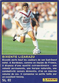 1994-95 Panini UNFP - Season Leaders #SL02 Bixente Lizarazu Back