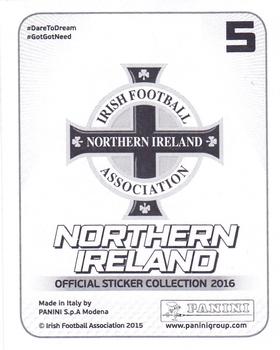 2016 Panini Northern Ireland Official Sticker Collection #5 Michael O'Neill Back