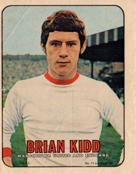 1970 A&BC Footballers pin-ups #11 Brian Kidd Front