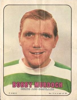 1970 A&BC Footballers pin-ups (Scottish) #3 Bobby Murdoch Front