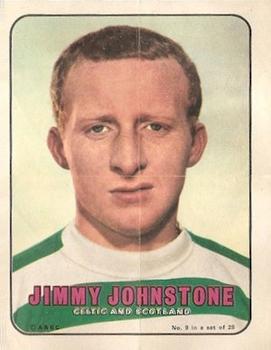 1970 A&BC Footballers pin-ups (Scottish) #9 Jimmy Johnstone Front