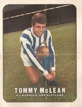 1970 A&BC Footballers pin-ups (Scottish) #11 Tommy McLean Front