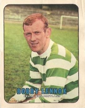 1970 A&BC Footballers pin-ups (Scottish) #20 Bobby Lennox Front