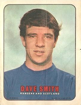 1970 A&BC Footballers pin-ups (Scottish) #23 Dave Smith Front