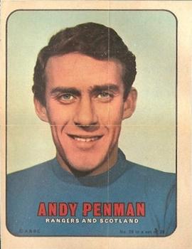 1970 A&BC Footballers pin-ups (Scottish) #26 Andy Penman Front
