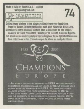 2005 Panini Champions of Europe 1955-2005 #74 Luis Leonardo Messi Back