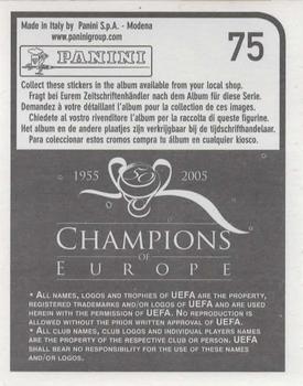 2005 Panini Champions of Europe 1955-2005 #75 Samuel Eto'o Back