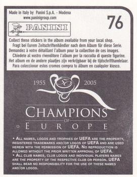 2005 Panini Champions of Europe 1955-2005 #76 Henrik Larsson Back
