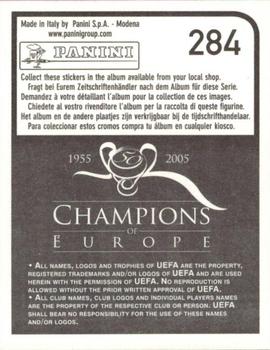 2005 Panini Champions of Europe 1955-2005 #284 Ricardo Costa Back