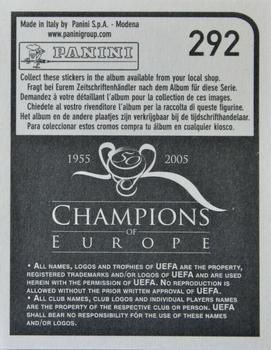 2005 Panini Champions of Europe 1955-2005 #292 Diego Back