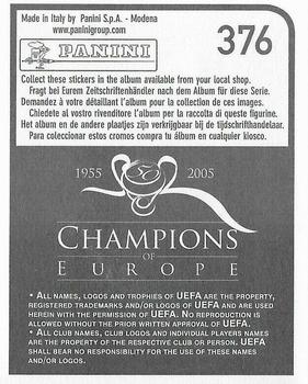 2005 Panini Champions of Europe 1955-2005 #376 Johan Micoud Back