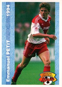1994 Panini French League #76 Emmanuel Petit Front