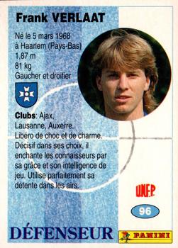 1994 Panini French League #96 Frank Verlaat Back