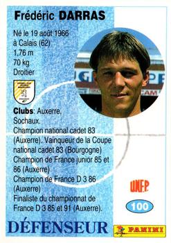 1994 Panini French League #100 Frédéric Darras Back