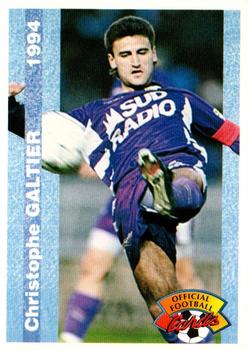 1994 Panini French League #115 Christophe Galtier Front