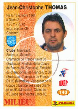 1994 Panini French League #143 Jean-Christophe Thomas Back