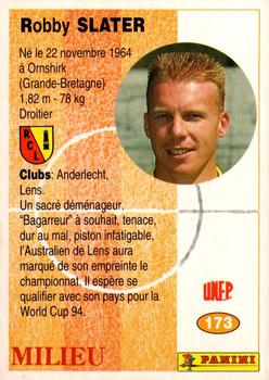 1994 Panini French League #173 Robbie Slater Back