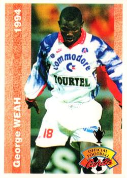 1994 Panini French League #207 George Weah Front
