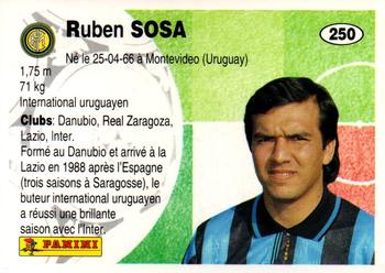 1994 Panini French League #250 Ruben Sosa Back