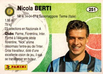 1994 Panini French League #251 Nicola Berti Back