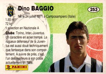 1994 Panini French League #253 Dino Baggio Back