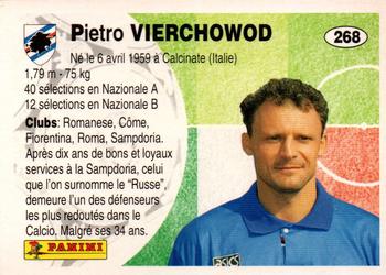 1994 Panini French League #268 Pietro Vierchowod Back
