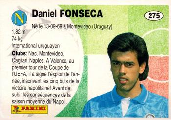 1994 Panini French League #275 Daniel Fonseca Back
