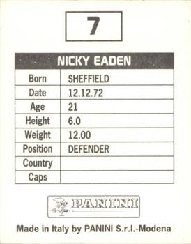 1994-95 Panini Football League 95 #7 Nicky Eaden Back