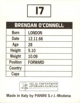 1994-95 Panini Football League 95 #17 Brendan O'Connell Back