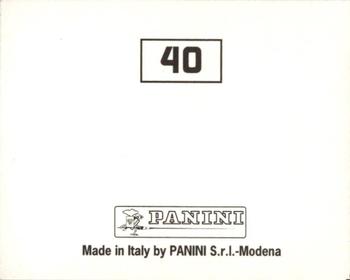 1994-95 Panini Football League 95 #40 Kits Back