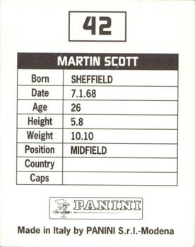 1994-95 Panini Football League 95 #42 Martin Scott Back