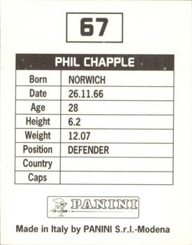 1994-95 Panini Football League 95 #67 Phil Chapple Back