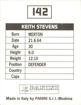 1994-95 Panini Football League 95 #142 Keith Stevens Back