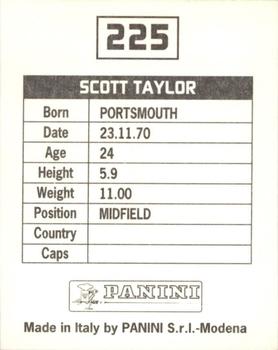 1994-95 Panini Football League 95 #225 Scott Taylor Back