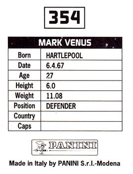 1994-95 Panini Football League 95 #354 Mark Venus Back