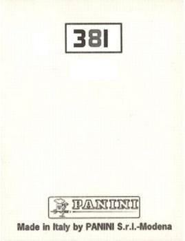 1994-95 Panini Football League 95 #381 Badge Back