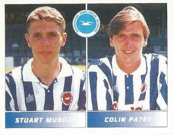 1994-95 Panini Football League 95 #407 Stuart Munday / Colin Pates Front