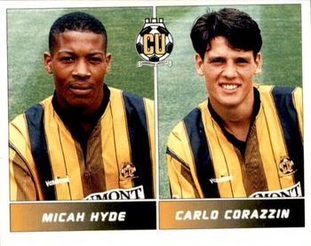 1994-95 Panini Football League 95 #425 Micah Hyde / Carlo Corazzin Front