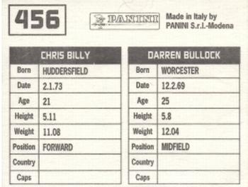 1994-95 Panini Football League 95 #456 Darren Bullock / Chris Billy Back