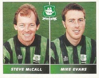 1994-95 Panini Football League 95 #497 Steve McCall / Mike Evans Front