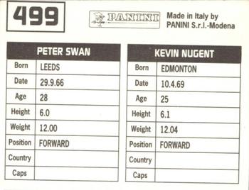 1994-95 Panini Football League 95 #499 Kevin Nugent / Peter Swan Back