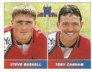 1994-95 Panini Football League 95 #551 Steve Bushell / Tony Canham Front