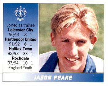 1994-95 Panini Football League 95 #590 Jason Peake Front