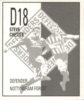 1990-91 Orbis Football Collection #D18 Steve Chettle Back