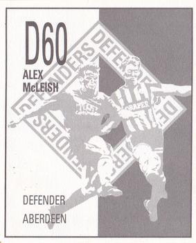 1990-91 Orbis Football Collection #D60 Alex McLeish Back