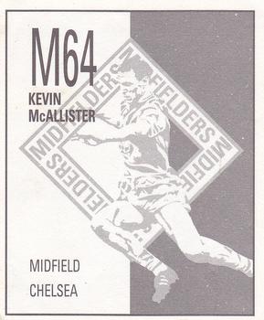 1990-91 Orbis Football Collection #M64 Kevin McAllister Back