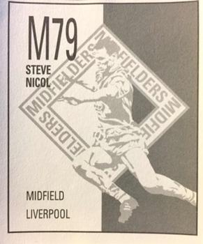 1990-91 Orbis Football Collection #M79 Steve Nicol Back
